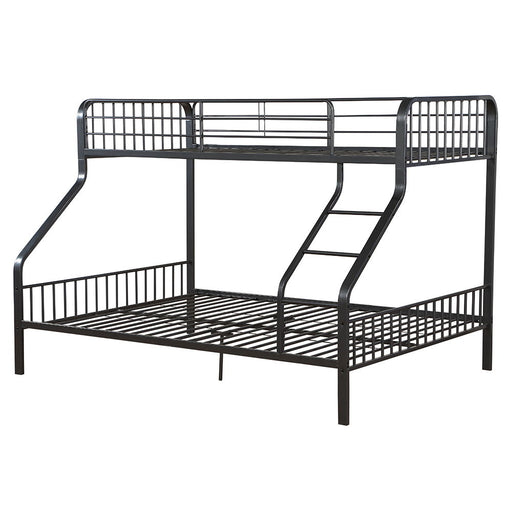 Caius - Twin Long/Queen Bunk Bed - Gunmetal - R&R Furniture Gallery (Fountain Valley, CA)