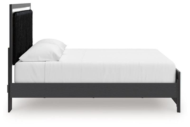 Zuraleus - Upholstered Panel Platform Bed With Roll Slats - R&R Furniture Gallery (Fountain Valley, CA)