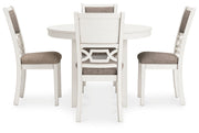 Erinberg - Dining Room Table Set (Set of 5) - Antique White - R&R Furniture Gallery (Fountain Valley, CA)