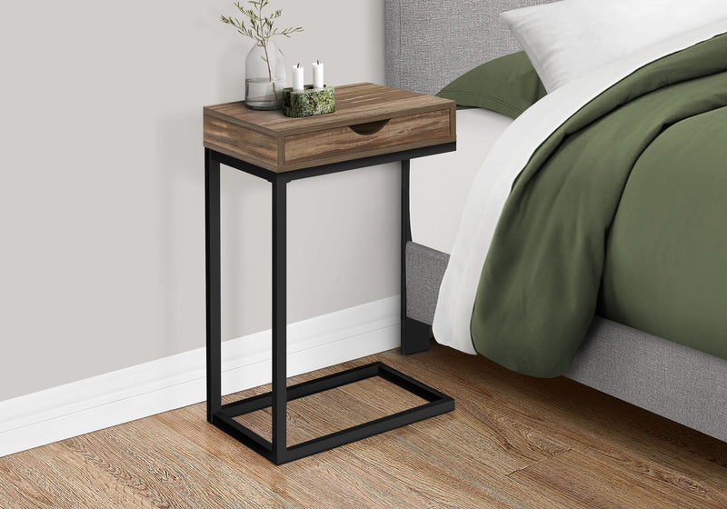 Accent Table, C - Shaped Contemporary Elegant Desig - R&R Furniture Gallery (Fountain Valley, CA)