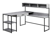 Computer Desk, Home Office, Corner, Storage Drawers, L Shape, Laptop, Contemporary & Modern - R&R Furniture Gallery (Fountain Valley, CA)