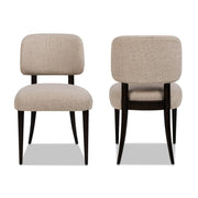 Harriet - Split Back Upholstered Dining Side Chair (Set of 2) - Merino Gray - R&R Furniture Gallery (Fountain Valley, CA)