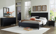 Danziar 7-piece bedroom set by Signature Design Ashley featuring a bed, dresser, mirror, and nightstands in a stylish bedroom scene.