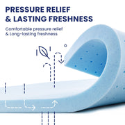 14" King Mattress Hotel Collection Hybrid Mattress With Gel Memory Foam & Pocket Springs - Brown / White - R&R Furniture Gallery (Fountain Valley, CA)