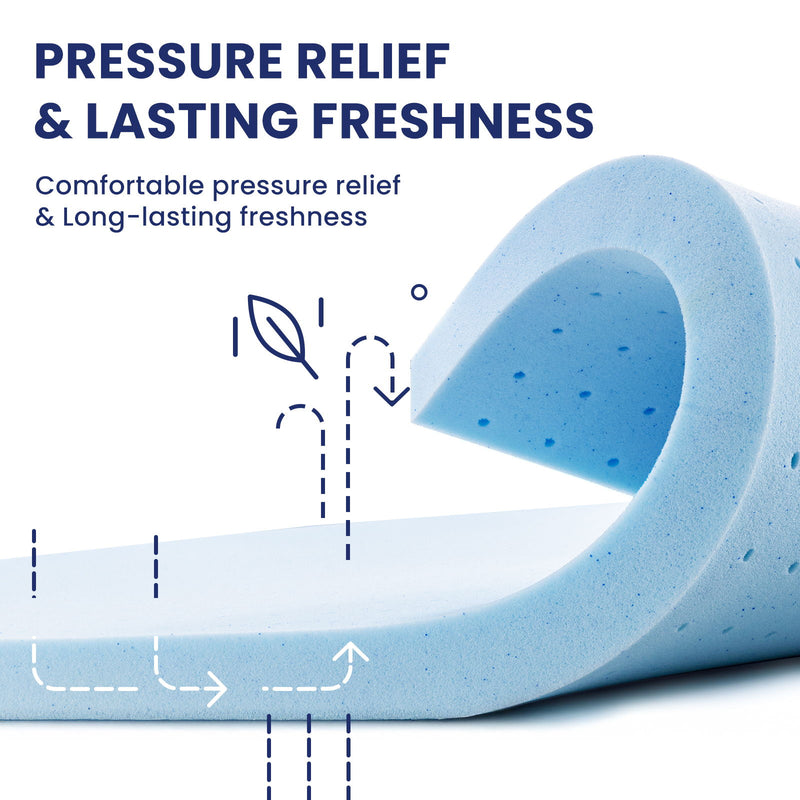 14" King Mattress Hotel Collection Hybrid Mattress With Gel Memory Foam & Pocket Springs - Brown / White - R&R Furniture Gallery (Fountain Valley, CA)