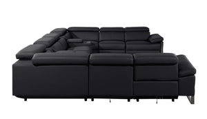1246 - 10-Piece U-Shaped Modular Power Reclining Sectional With 4 Power Recliners And Power Headrests