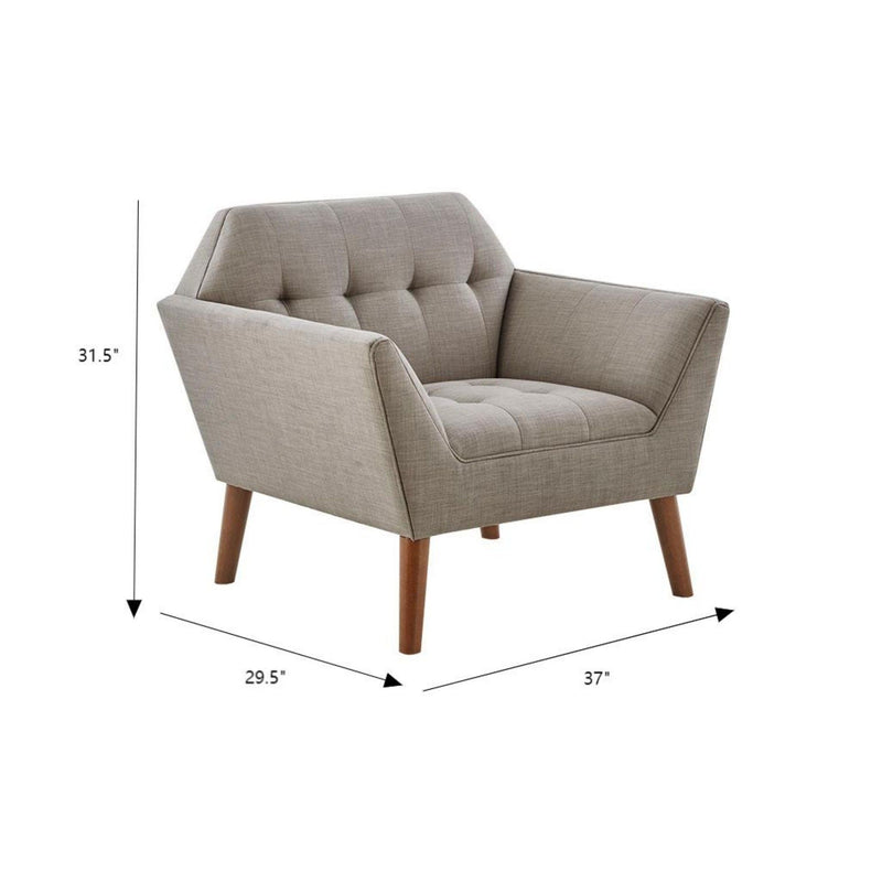 Modern Lounge Chair With Button Tufting - R&R Furniture Gallery (Fountain Valley, CA)