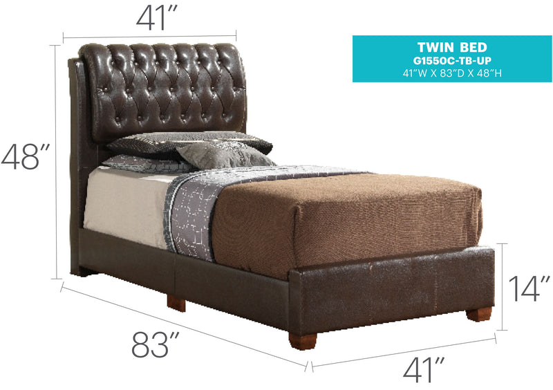 Tufted Upholstered Bed - R&R Furniture Gallery (Fountain Valley, CA)
