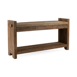 Marsa - 3 Drawer Console Table - Natural - R&R Furniture Gallery (Fountain Valley, CA)