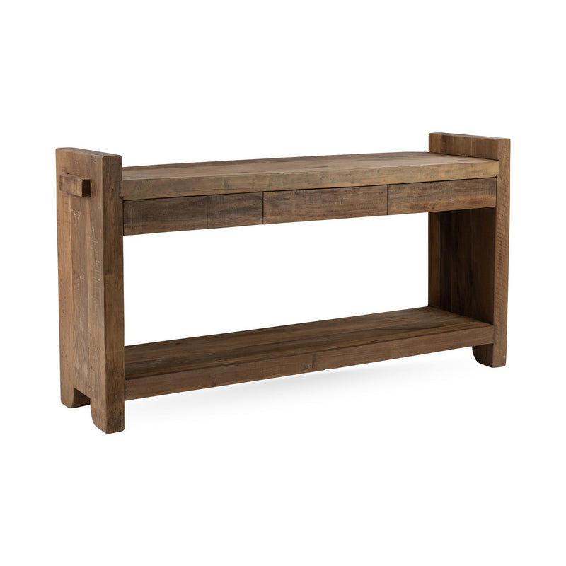 Marsa - 3 Drawer Console Table - Natural - R&R Furniture Gallery (Fountain Valley, CA)