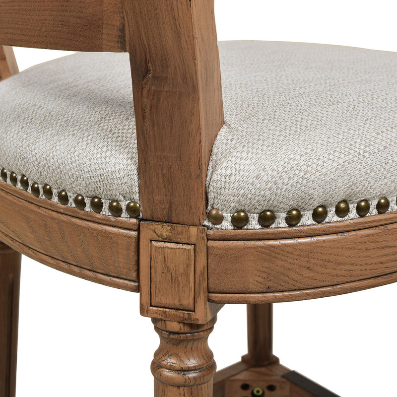 Triomphe - Rattan Wicker High Back Armless Counter Bar Stool - R&R Furniture Gallery (Fountain Valley, CA)