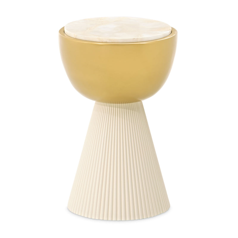 Scotts Square - Chairside Table - Light Champagne
