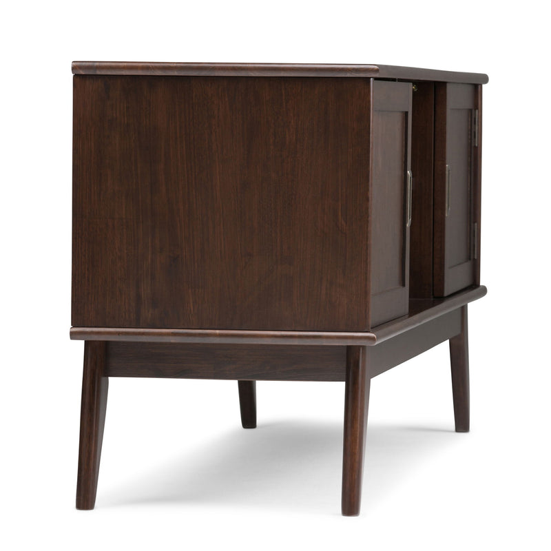 Draper - Handcrafted Mid Century Low TV Media Stand - R&R Furniture Gallery (Fountain Valley, CA)