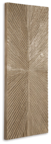 Lenora - Wall Decor - Distressed Brown - R&R Furniture Gallery (Fountain Valley, CA)