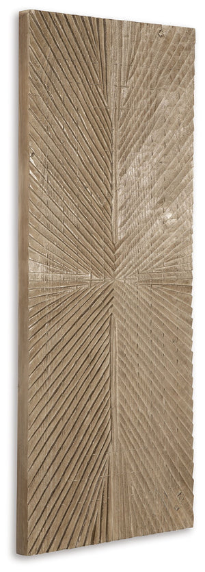 Lenora - Wall Decor - Distressed Brown - R&R Furniture Gallery (Fountain Valley, CA)