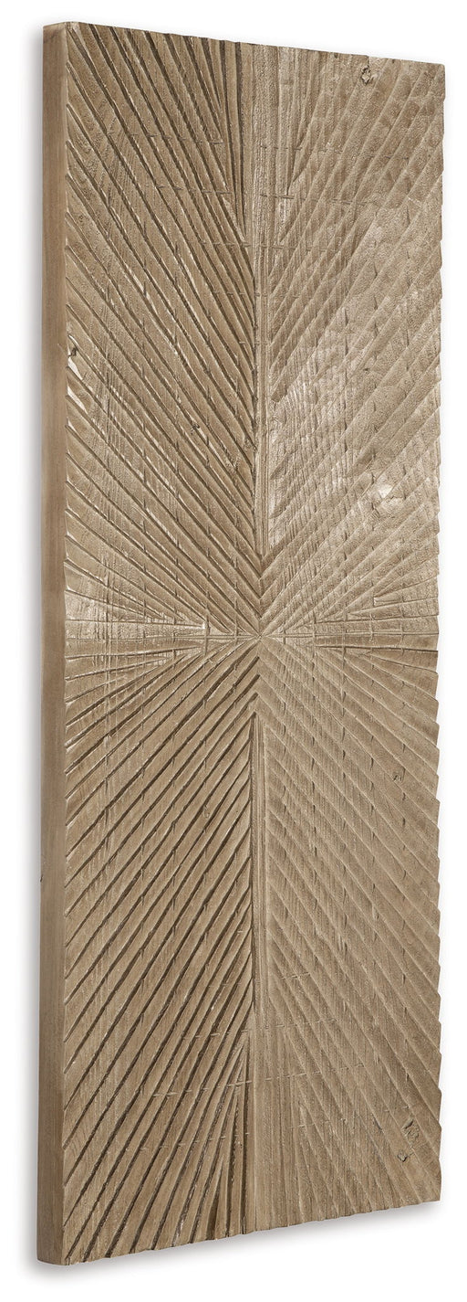 Lenora - Wall Decor - Distressed Brown - R&R Furniture Gallery (Fountain Valley, CA)