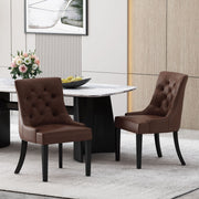 Cheney - Contemporary Dining Chair Tufted Upholstery (Set of 2) - R&R Furniture Gallery (Fountain Valley, CA)