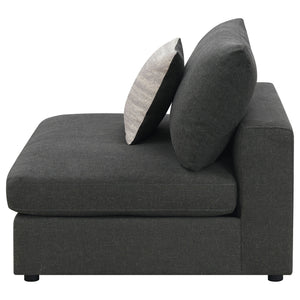 Duncan- Armless Chair With Removable Cushions