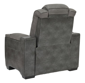 Next-Gen Durapella - Pwr Recliner/Adj Headrest - R&R Furniture Gallery (Fountain Valley, CA)