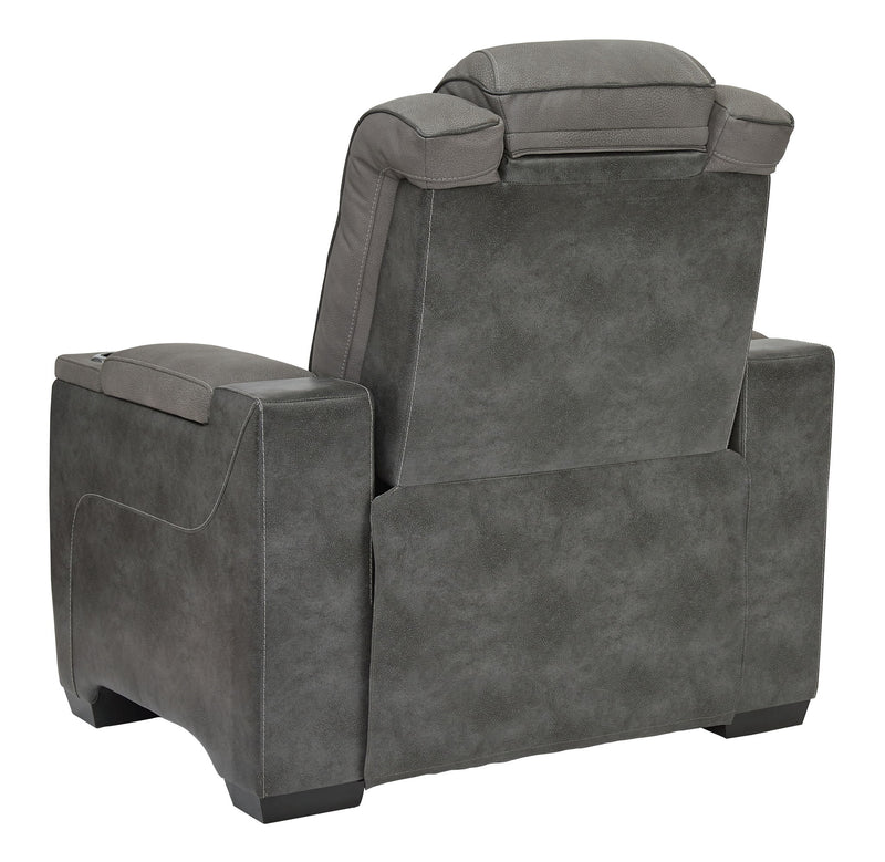 Next-Gen Durapella - Pwr Recliner/Adj Headrest - R&R Furniture Gallery (Fountain Valley, CA)
