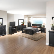 Upholstered Panel Sleigh Bed Design - R&R Furniture Gallery (Fountain Valley, CA)