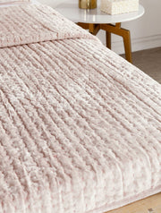 Bari - Velvet Quilt Set - R&R Furniture Gallery (Fountain Valley, CA)