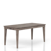 Rustic Dining Table 2 Storage Drawers And Leaf - Gray - R&R Furniture Gallery (Fountain Valley, CA)