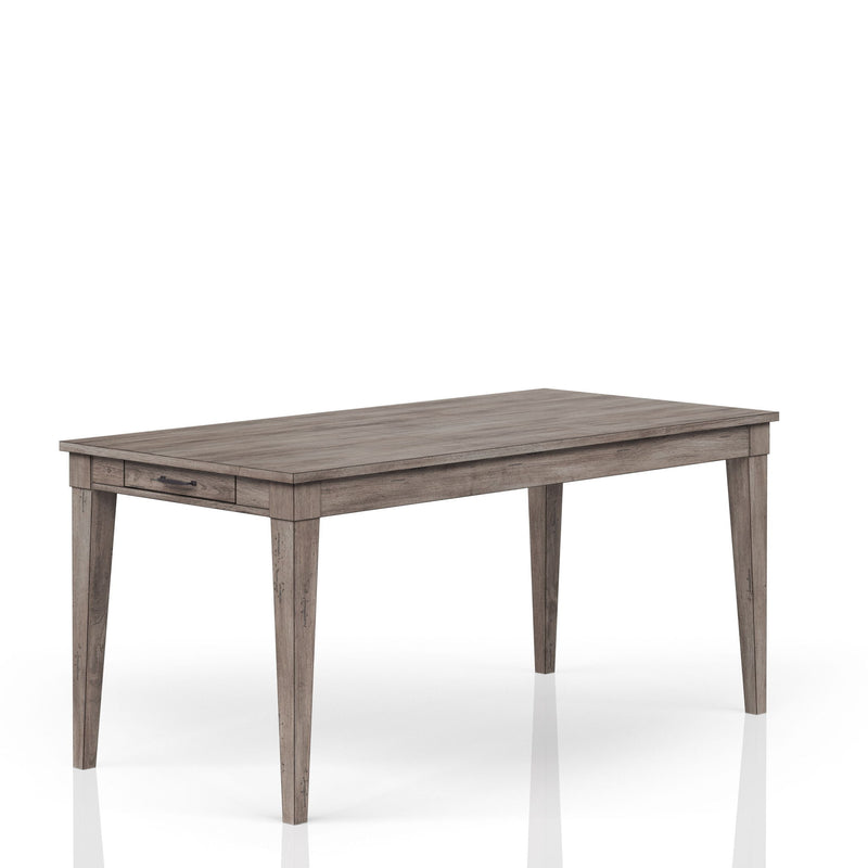 Rustic Dining Table 2 Storage Drawers And Leaf - Gray - R&R Furniture Gallery (Fountain Valley, CA)