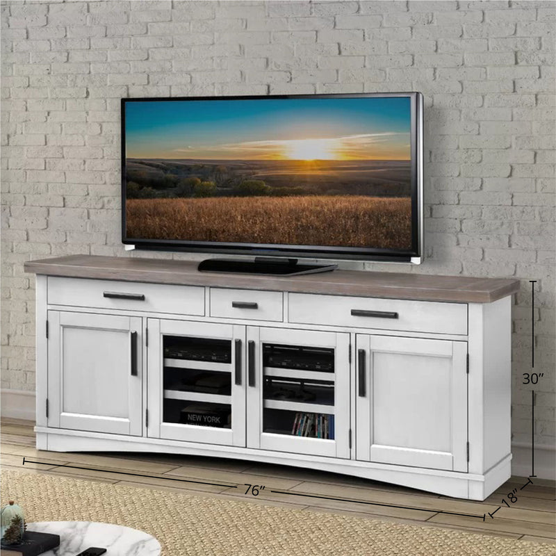 Americana Modern - TV Console (76") - R&R Furniture Gallery (Fountain Valley, CA)
