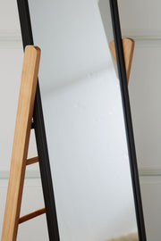 Bronick - Floor Mirror - Black / Brown - R&R Furniture Gallery (Fountain Valley, CA)