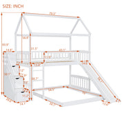 House Bunk Bed With Slide - R&R Furniture Gallery (Fountain Valley, CA)