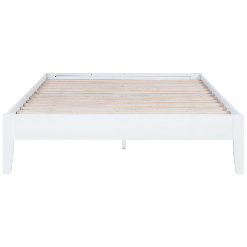 Sophie - Full Platform Bed With Tapered Legs - White