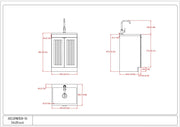 Murphy - Laundry Cabinet & Faucet And Stainless Steel Sink - R&R Furniture Gallery (Fountain Valley, CA)