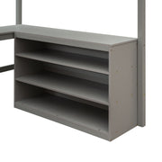 Loft Bed With Shelves With Desk - R&R Furniture Gallery (Fountain Valley, CA)