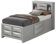 Modern Design Storage Bed With Bookcase Headboard - R&R Furniture Gallery (Fountain Valley, CA)