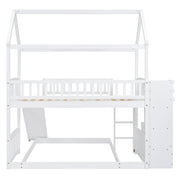House Bunk Bed With Slide - R&R Furniture Gallery (Fountain Valley, CA)
