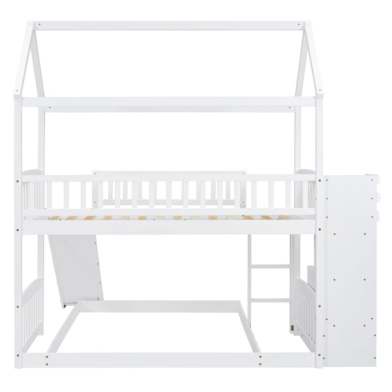 House Bunk Bed With Slide - R&R Furniture Gallery (Fountain Valley, CA)