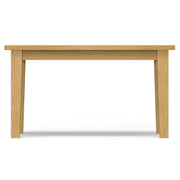 Eastwood handcrafted dining table by Simpli-Home with a wooden finish and sturdy legs, perfect for family dinners and gatherings.