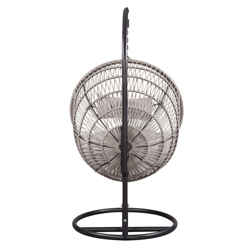 Vasant - Hanging Chair - Beige Fabric & Rope - R&R Furniture Gallery (Fountain Valley, CA)