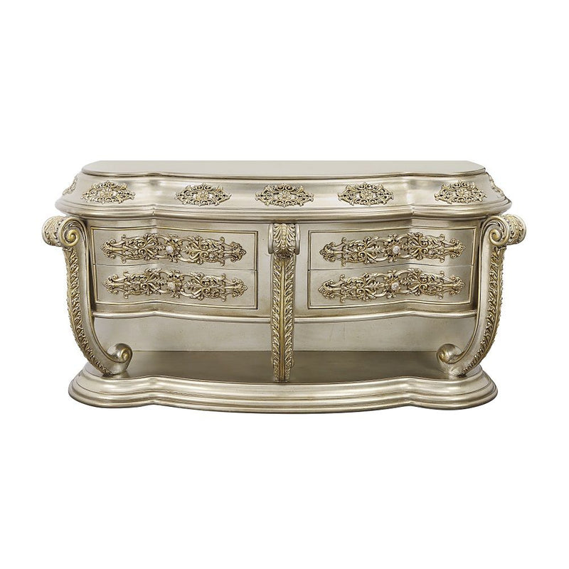Danae - Server - Champagne & Gold - R&R Furniture Gallery (Fountain Valley, CA)