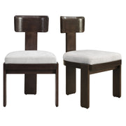 Upholstered Dining Fabric Side Chairs (Set of 2) - R&R Furniture Gallery (Fountain Valley, CA)
