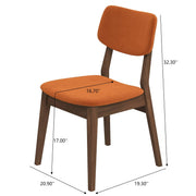 Carlos - Solid Back Side Chair (Set of 2) - R&R Furniture Gallery (Fountain Valley, CA)