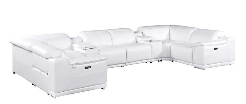 9762 - 8-Piece U-Shaped Sectional Sofa With 2 Power Recliners