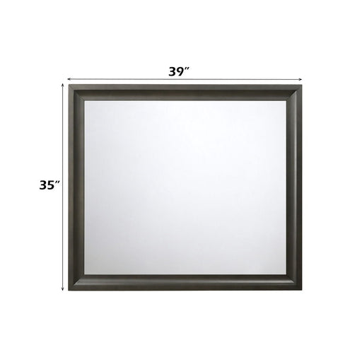 Soteris - Mirror - Antique Gray - R&R Furniture Gallery (Fountain Valley, CA)
