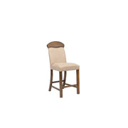 Maurice - Counter Height Chair (Set of 2) - Linen & Oak - R&R Furniture Gallery (Fountain Valley, CA)