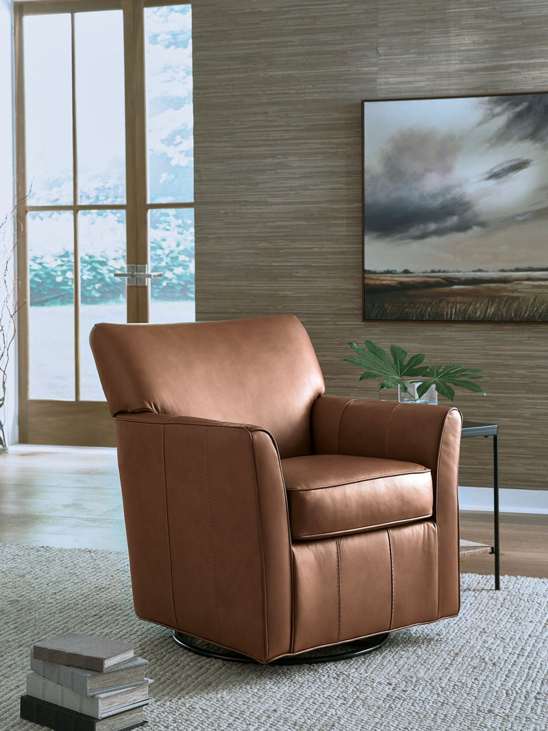 Braydunn - Swivel Glider Accent Chair - R&R Furniture Gallery (Fountain Valley, CA)