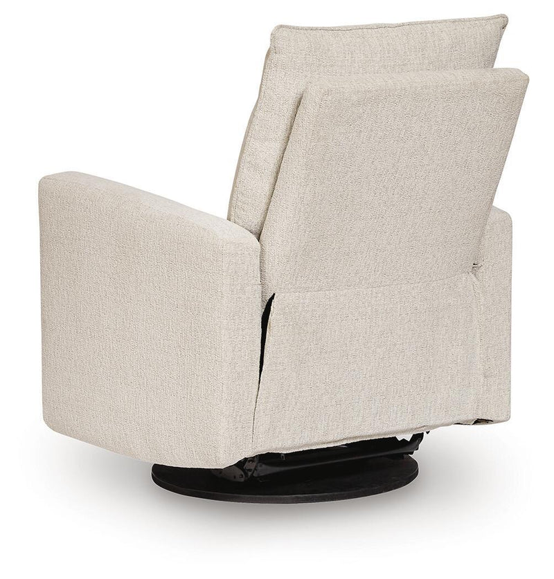 Oaklynn-Manor - Swivel Glider Recliner - Canvas