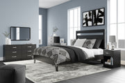 Finch - Six Drawer Dresser - Black - R&R Furniture Gallery (Fountain Valley, CA)