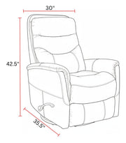 Gemini - Manual Swivel Glider Recliner - R&R Furniture Gallery (Fountain Valley, CA)
