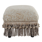 Fiona - Handcrafted Accent Footstool Ottoman - R&R Furniture Gallery (Fountain Valley, CA)